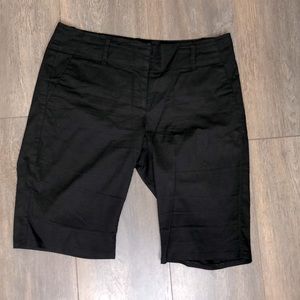 Black cotton shorts Ann Taylor Boardwalk